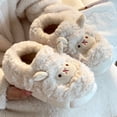 thumbnail image 2 of SUYIDA Womens Home Slippers - Cozy Slippers For Indoor Outdoor Soft Comfortable Warm Winter Slide On Flat With Sole All Day Wear, 2 of 4