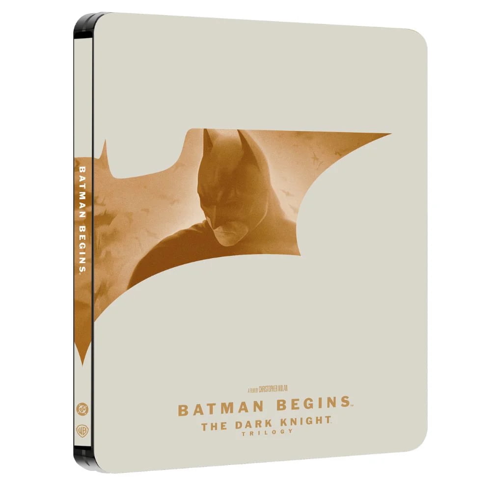 The Dark Knight Trilogy Limited Edition Steelbook Library Case (20th Anniversary Collection) 4K Ultra HD + Blu-ray Region Free