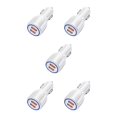thumbnail image 1 of Methold de coche USB de 2 puertos QC 3.0 5V 3.1A Universal Dual Usb Adaptador de carga de coche de teléfono móvil rápido para Android Type2 NO2, 1 of 6