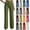 18# Army Green, variant on 2026 Women's High Waisted Straight Leg Simple Suit Trousers, Classic Business Straight Flowy Suit Pants, Dressy Pants Khaki XL