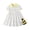 White, variant on Vedolay Young Girl Dresses Little Girl Flower Tulle Dress Princess Pageant Birthday Party Wedding Formal Floor Long Dance Evening Maxi Gown,White 3-4 Years