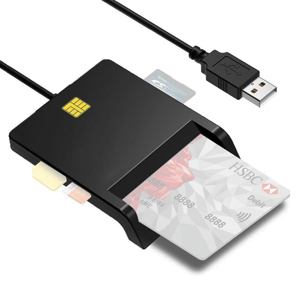 USB Universal Card Reader Support SD/MMC/SIM/TF Card Premium Material Color : White 
