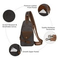 thumbnail image 6 of KL928 Canvas Sling Bag for Men Crossbody Backpack Shoulder Casual Rucksack Unisex Casual Bag, 6 of 6