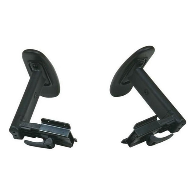 Office Star Space Seating Adjustable Metal Arms for 15-37A720D in Black