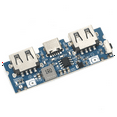 thumbnail image 2 of Cargador de batería Winyuyby Micro-USB/Tipo-C 5V 2.4A Dual USB 18650 Boost, placa base, accesorios para teléfono móvil, bricolaje, 2 of 6