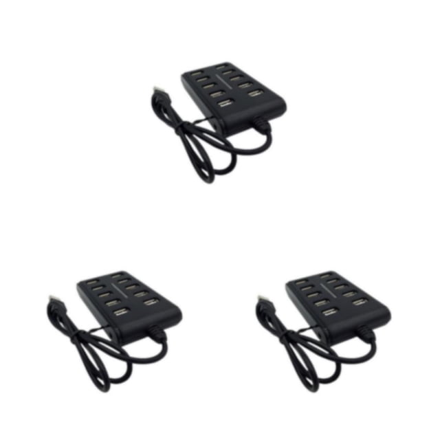 Concentrador USB 2.0 Sidaley 10 en 1 Negro