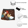 thumbnail image 5 of Wukai Rooster And Chicken Print Men’s Underwear Breathable Boxer Briefs,&nbsp;Moisture Wicking & Breathable-Large, 5 of 7