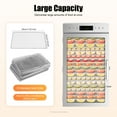 thumbnail image 4 of Commercial Dehydrator 18 Stainless Steel Trays Fruit Vegetable Food Dry Machine, 4 of 11