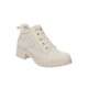 thumbnail image 2 of Botín Mujer Latte Tipo Piel Moda Casual Tacón Ancho Cómodo blanco 24 Incógnita 088D14, 2 of 8