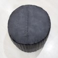 thumbnail image 6 of Goat Leather Handmade Eco-Friendly  Pouf,Recycled Cotton Filled, 6 of 18
