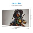 thumbnail image 2 of Naloa Fantasy Wizard Dog Art Gaming Mouse Pad Large Mouse Mat Long Extended Desk Pad Non-Slip Rubber Mice Pads Stitched Edges Thin Pad (16x29.5 Inch), 2 of 8