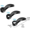 thumbnail image 2 of ARCADORA Black Steel Pry Bar Adapter 1/2 & 3/8 Inch Square Drive 6 & 4 Point Angle Head Design For Automotive Control Arm Repair, 2 of 6
