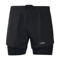 thumbnail image 3 of Lixada Men's 2-in-1 Running Shorts Quick Drying Breathable Active Training Exercise Jogging Cycling Shorts with Longer Liner, 3 of 7