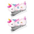 thumbnail image 3 of MOVTOTOP 2pcs Cute Stapler Stapler Students Stapler Hand Stapler Handheld Stapler Home Office Stapler, 3 of 7