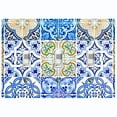 thumbnail image 1 of Metal Light Switch Plate Cover Elegant Mosaic Tile Pattern Collage TIL021, 1 of 13