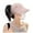 Pink, variant on Women's Ponytail Sun Hat Summer Outdoor UPF Sun Breathable Wide Brim Hat for Beach Gardening Travel