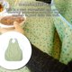 thumbnail image 5 of Seitruly babero de alimentación para ancianos protector de ropa impermeable resistente a las manchas a prueba de aceite delantal para personas masajeadores Verde/sin bolsillo, 5 of 6