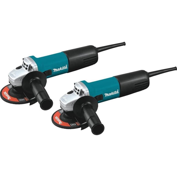 Amoladora angular Makita 9557NB2 4-1/2 7.5 A 10,000 RPM, paquete de 2