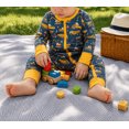 thumbnail image 3 of ATAIKU 3-24M Newborn Baby Zipper Footless Pajamas Bamboo Long Sleeve Footed Sleepers Sleep 'N Play for Infant Toddler Boys - Engineering Vehicle, 3 of 8