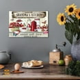 thumbnail image 4 of Farmhouse Kitchen Wall Art, Rustic Kitchen Canvas Prints, Vintage Theme Grandma''s Kitchen Signs Pictures, Framed Blessed Quotes Painting, Country Home Kitchen Wall Decorations Artwork 12x18 Inches, 4 of 6