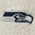 thumbnail image 3 of Women's Concepts Sport Cream/Navy Seattle Seahawks Granite Knit Pullover Sweatshirt, 3 of 4