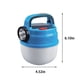 thumbnail image 3 of Linterna de Campamento Solar, 6 Modos de Luz, Lámpara para Exterior, Hogar y Coche, Luz de Emergencia, Perfecta para Apagones, Multifuncional, Azul, 3 of 7