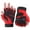 Red, variant on comerut 1 Pair Strong Grip Adjustable Hook Loop Fasteners Fabric Training Gloves Half Finger Wrist Wraps Support Men Cycling Gloves for Gym