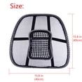 thumbnail image 2 of 4 Pack Cool Vent Cushion Massage Pad/Beads, Mesh Back Lumbar Support for Car, Office, Home, Chair Seat, 2 of 8