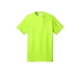 thumbnail image 4 of Port & Company Men's Core Cotton Classic Comfort and Relabeling Casual T-Shirts S. Green Medium, 4 of 5