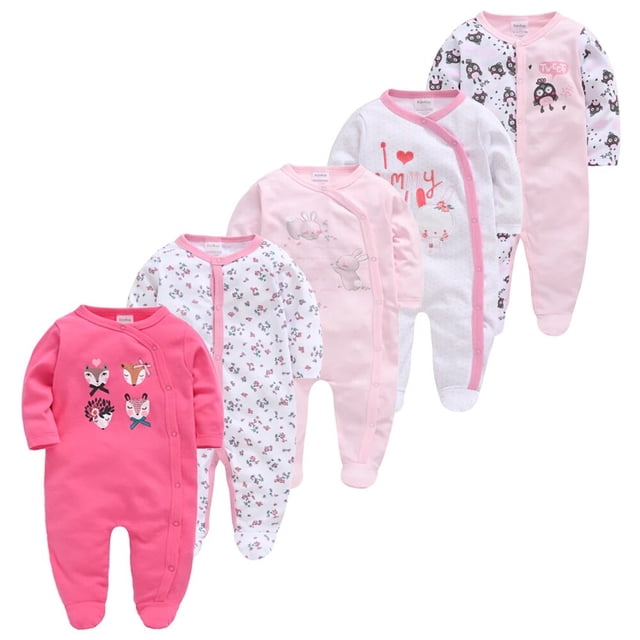 Honeyzone-ropa de primavera para bebé, pijama de Bébé para recién nacido, Mono de algodón 100%, pelele suave y transpirable