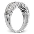 thumbnail image 6 of JbSP- 14k White Gold Diamond Wedding Band, 6 of 7