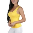 thumbnail image 3 of ToBeInStyle Womens Seamless Lace Racerback Tank Tops, 3 of 4