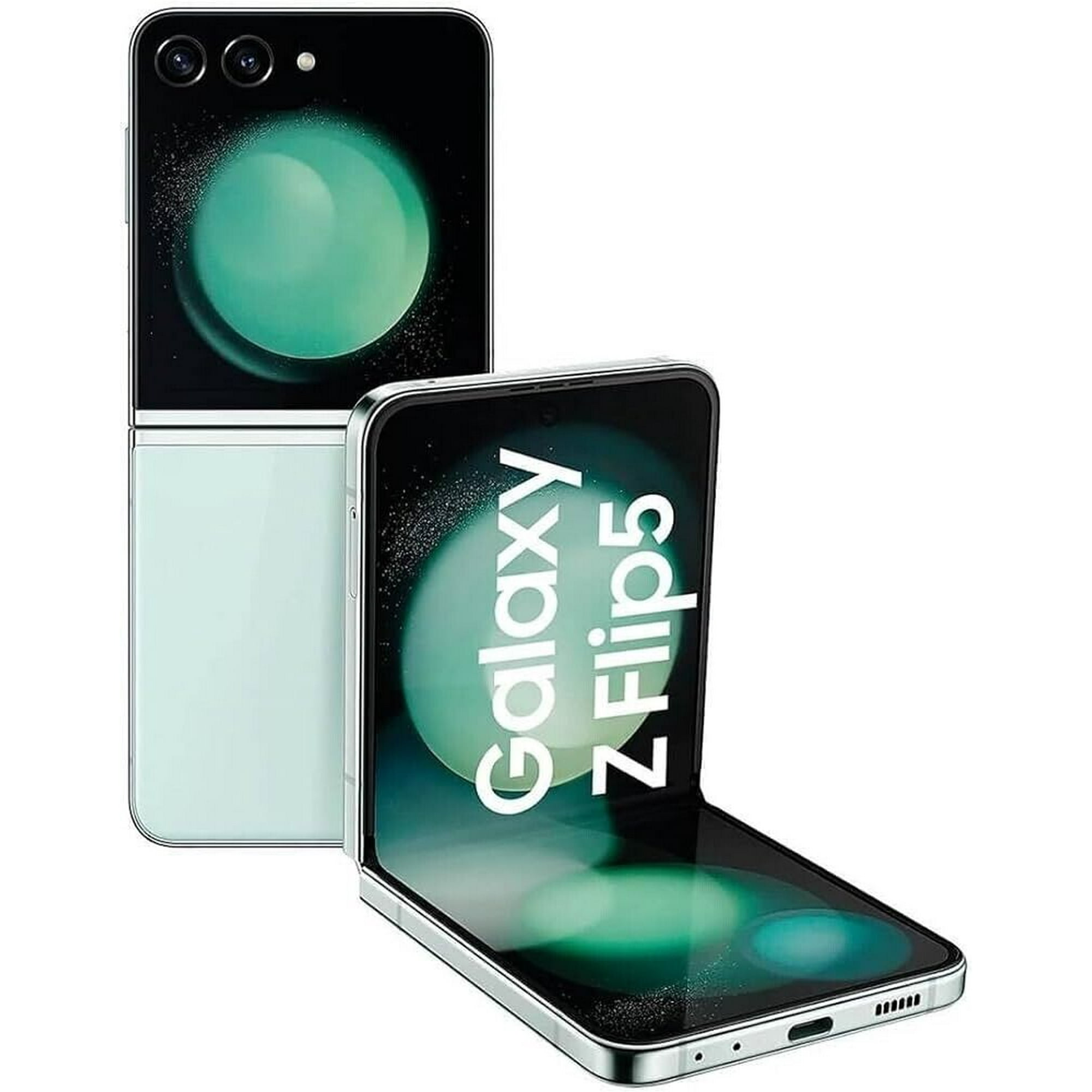 SAMSUNG Galaxy Z Flip 5 Cell Phone, Factory Unlocked Android Smartphone, 512GB, Compact, Foldable Design, One-Hand Control, Best Selfies, Full Cover Screen, US Version, 2023, Mint 
