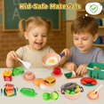 thumbnail image 4 of Juego de accesorios de cocina para niños LoveStown, 59 piezas, con cesta, 4 of 6