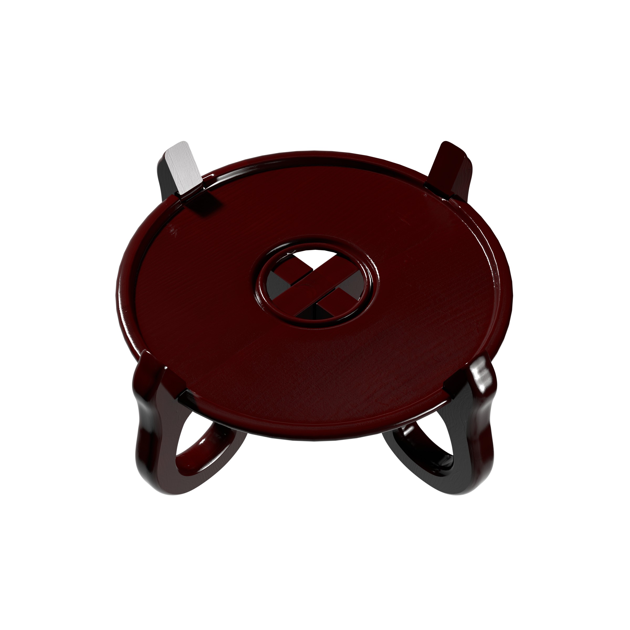 Red Lantern Fishbowl Cross Stand - Size 8.5 in. Base Diameter