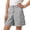 Gray, variant on BXJX Girls Cargo Shorts, Relaxed Fit Above the Knee Summer Elastic Waist Kids Shorts with Pocket Khaki Size 7 T