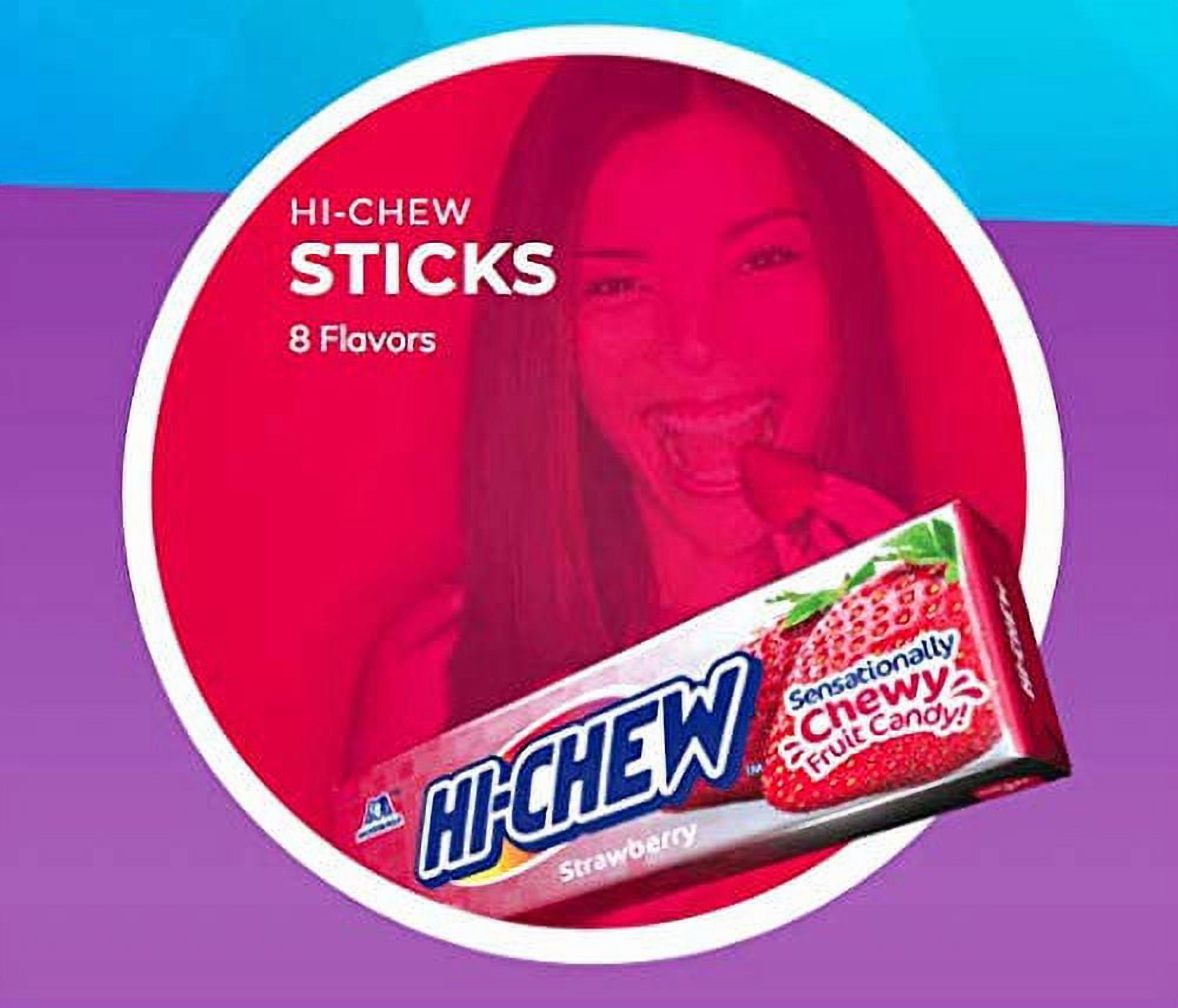 Hi-chew Banana Chewy Fruit Candies 1.76 oz. bar By Morinaga (10-pack)