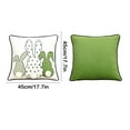 thumbnail image 3 of MXTPOV Easter Pillow Covers 18x18, Cute Easter Eggs Pattern Pillow Covers for Couch Sofa, Easter Decorations, Double-sided Throw Pillow Covers for Home Decor, 3 of 5