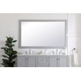 thumbnail image 3 of Aqua rectangle vanity mirror 60 inch in Grey, 3 of 5