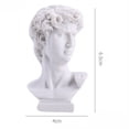 thumbnail image 4 of Portalápices Resina David Retrato Estatua Maquillaje Cepillo Almacenamiento Maceta (S), 4 of 5