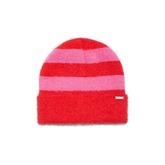 Packed Party Feeling Stripey Beanie, Pink