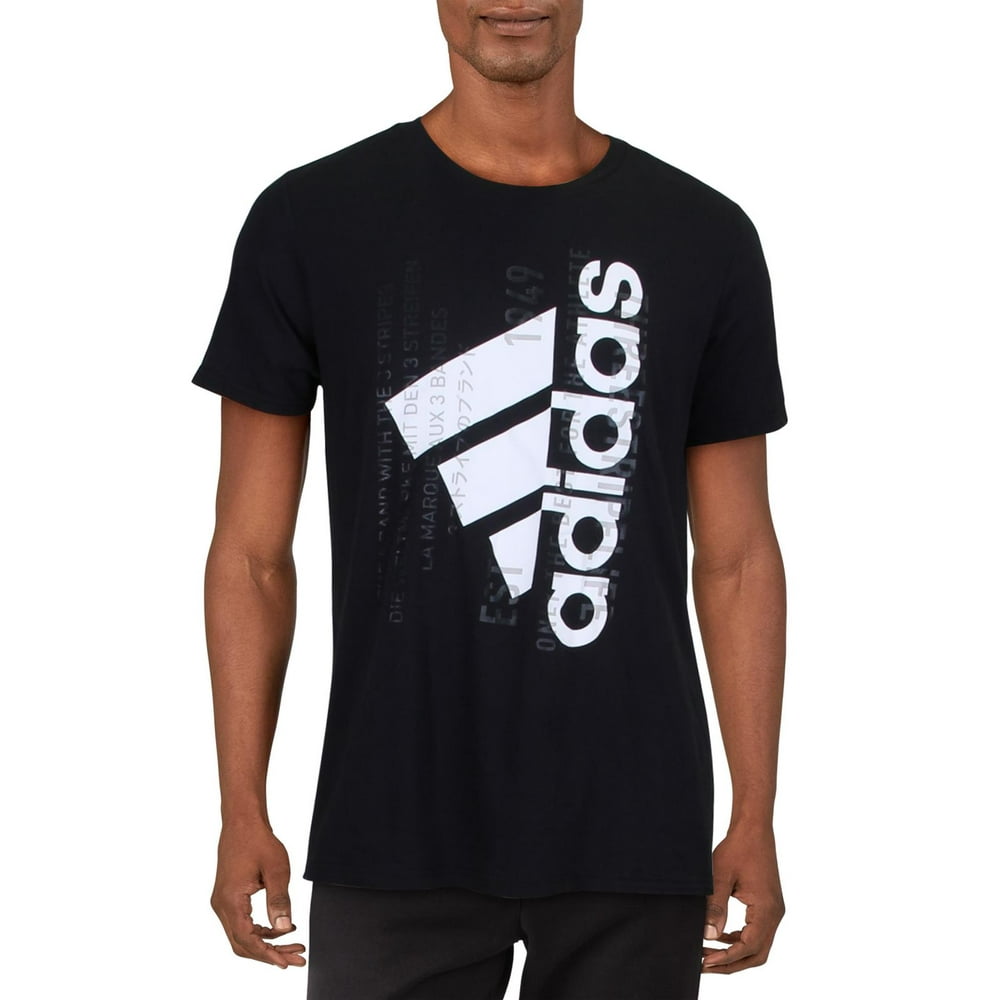 Adidas - Adidas Mens Fitness Running T-Shirt - Walmart.com - Walmart.com