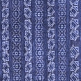 thumbnail image 1 of Ahgly Company Machine Washable Indoor Square Oriental Blue Modern Area Rugs, 5' Square, 1 of 4