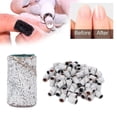 thumbnail image 3 of 100 BANDAS DE LIJADO PARA DE LA DELACIÓN DE UNADAS, Blancas, Resistentes a la abrasión para moler, Alisar y dar forma a las uñas. Adecuado para Salón de Unas, Salón de, 3 of 7