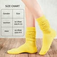 thumbnail image 5 of 3 Pairs Women's Slouch Socks Cotton Knit Knee High Tube Scrunch Sock Size 6-11, 5 of 7