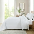 GREAGLE 3Piece Queen Quilt Set Lightweight Cotton Comforter