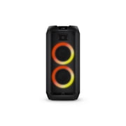 PHILIPS Bluetooth Party Speaker with LED Lights, FM, USB, Memory Card, Auxiliary, TWS Function Connecting Other TAX4209, Guitar Microphone Ports TAX4209