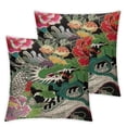 thumbnail image 2 of COMIO Chinoiserie Animal Dragon Pillow Covers,Chinoiserie Pillow Covers Outdoor Decorative Pillow Covers for Couch Bed Sofa Cushion Farmhouse Pillowcases,2 pcs White, 2 of 6