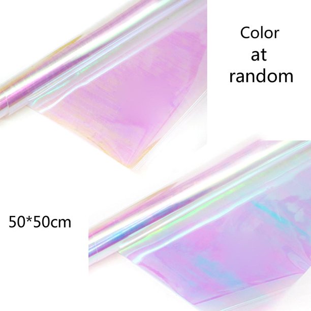 Papel reflectante láser para manualidades de resina, álbumes de recortes, botellas, fundas de teléfono, decoración de uñas