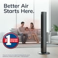 thumbnail image 3 of Lasko 42" 1500W All Season Tower Fan and Space Heater with Timer and Remote, Gray, FH515, 3 of 17